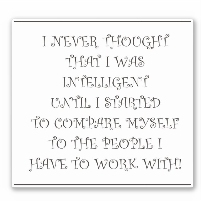 Adesivo Absolutamente True Sticker (Frente)