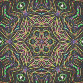 Adesivo Abstrato de arte colorida