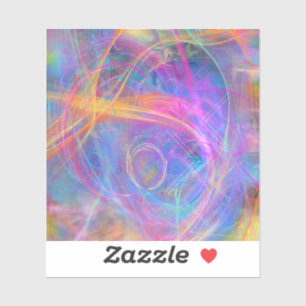 Adesivo Abstrato Fractal - vinil Sticker