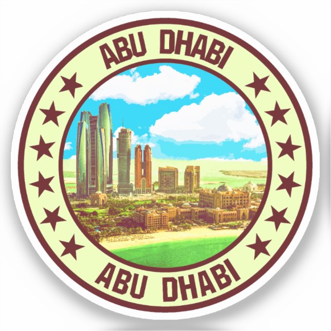 Adesivo Abu Dhabi (Frente)