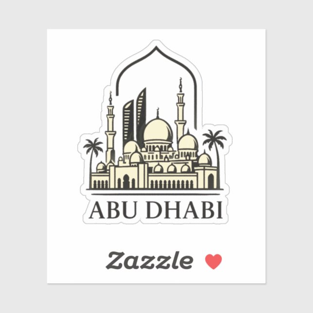 Adesivo Abu Dhabi (Folha)