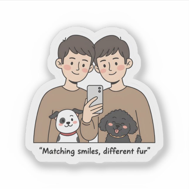 Adesivo Abundant Love: The Prosperity Paws Collection  (Frente)