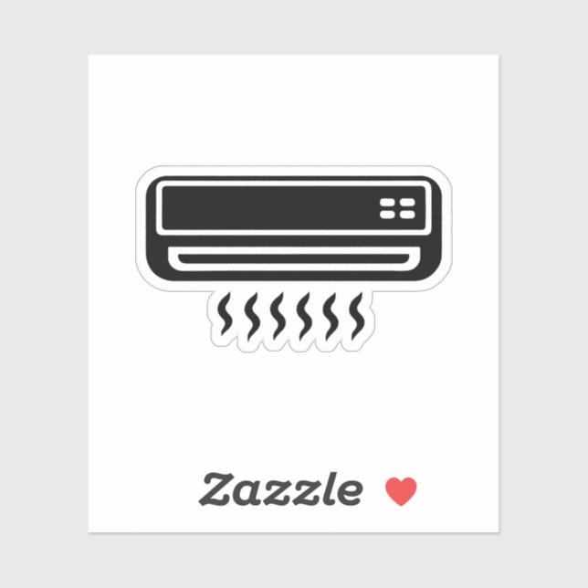 Adesivo Ac ar condicionado (Folha)