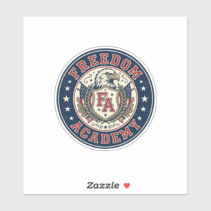Adesivo Academia Patriótica Liberdade Universidade Patriót