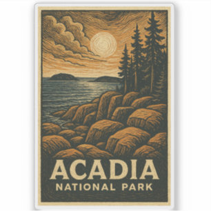 Adesivo Acadia National Park Vinyl Sticker