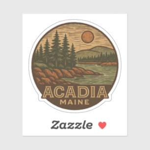Adesivo Acadia National Park Vinyl Sticker - À Prova de Ág
