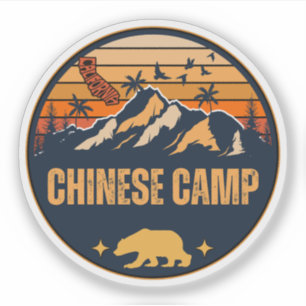 Adesivo Acampamento Chinês, Califórnia