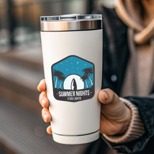 Adesivo Acampamento de luz nas estrelas à noite de verão  