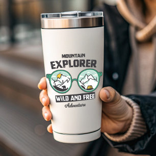 Adesivo Acampamento Selvagem do Mountain Explorer   Autoco