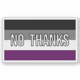 Adesivo Ace Sem Obrigados Sinalizador Engraçado