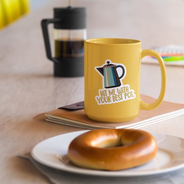 Adesivo Acerta-me com seu melhor Pote (Criador carregado)