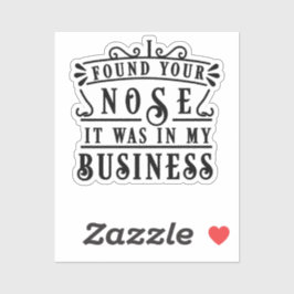 ADESIVO ACHEI SEU NARIZ