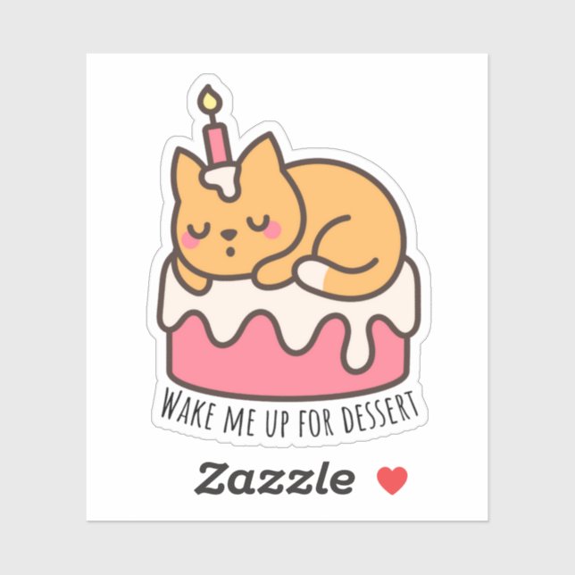 Adesivo Acordar-me para a sobremesa (Folha)