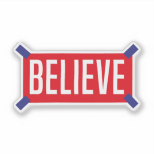 Adesivo Acredite, citação motivacional para o amor próprio