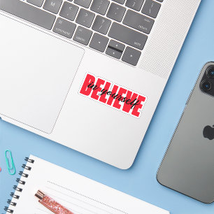 Adesivo Acredite em si mesmo