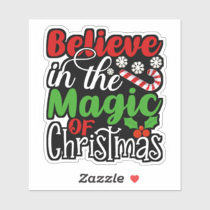 Adesivo Acredite na Mágica do Natal-82301