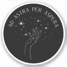 Ad Astra Per Aspera | Citação Estática Latina