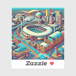 Adesivo Adelaide Austrália vinil de 3 polegadas