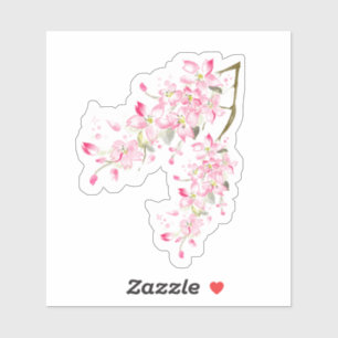 Adesivo Adesivo✩Doodles™   Flor de Cerejeira