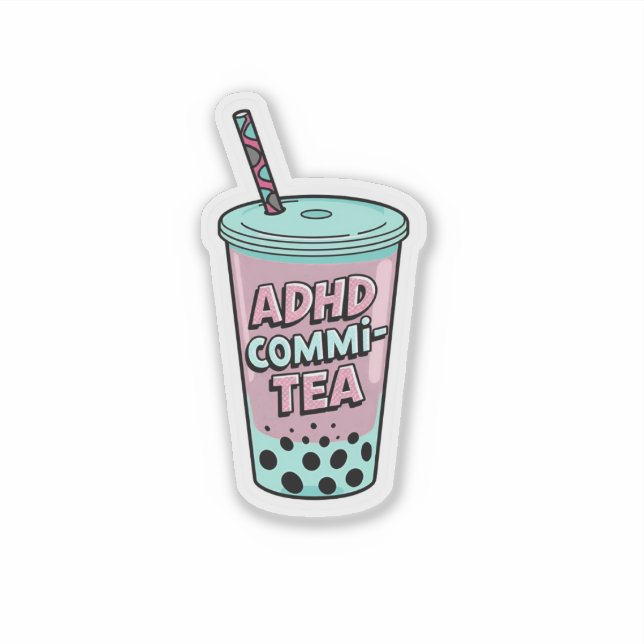 Adesivo ADHD Commi-tea sticker (Frente)