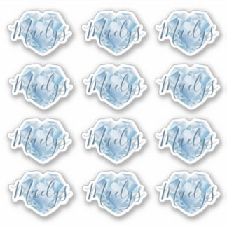 Adesivo Adicionar Monograma Ou Nome Bestial Diamond Diamon