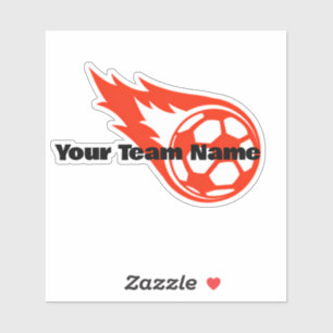 Adesivo Adicione o nome da sua equipe de futebol