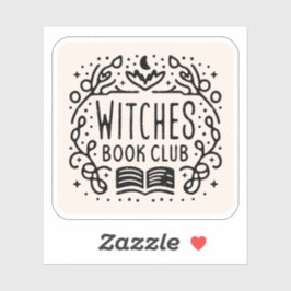 Adesivo Adolescente de livros, bruxaria acadêmica estética