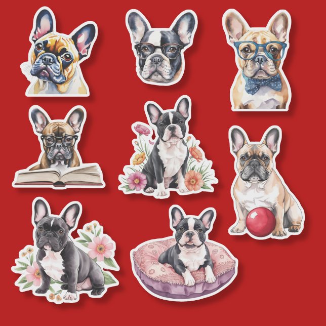 Adesivo Adorable French Bulldog Collection  (Criador carregado)