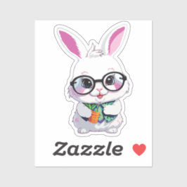 Adesivo Adorable Rabbit with Sunglasses Vinyl