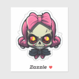 Adesivo Adorable Skull