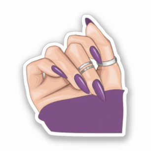 Adesivo Adoráveis Designs para Arte de Unhas DIY