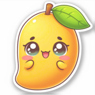 Adesivo Adorável Kawaii Mango