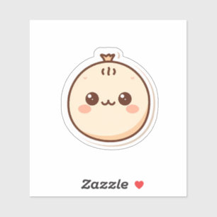 Adesivo Adorável Sticker de Bolinho Kawaii Comida de Des