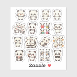 Adesivo Adorável Sticker de Vinil de Panda