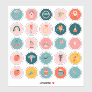 Adesivo Adorinha personalizada e fofa de vinil com corte p