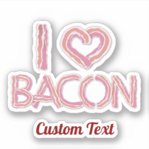 Adesivo Adoro Bacon