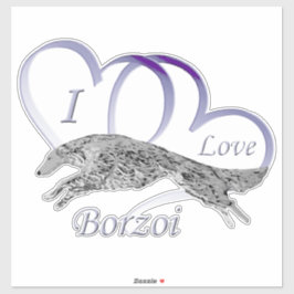 Adesivo Adoro Borzoi Die Cort Vinyl Sticker