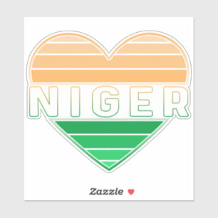 Adesivo Adoro Níger, Níger Heart