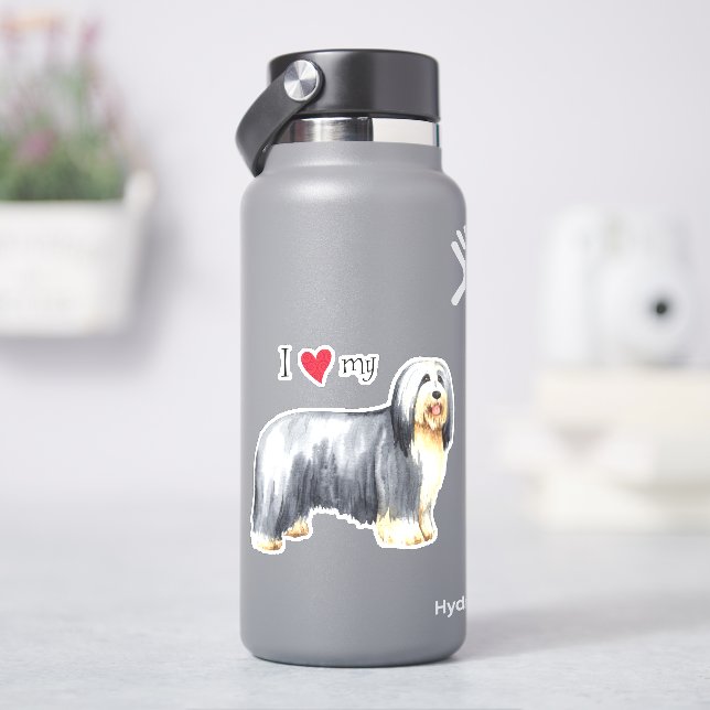 Adesivo Adoro o meu collie Vinyl Sticker (HidroFlask)