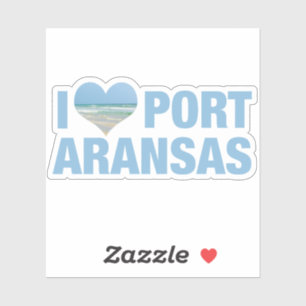 Adesivo Adoro Port ArKansas Cute Texas Beach