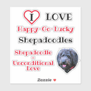 Adesivo Adoro Shepadoodles