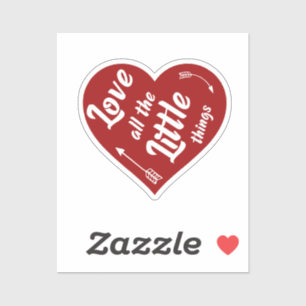 Adesivo Adoro todas as pequenas coisas design