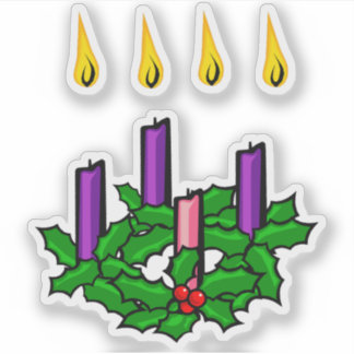 Adesivo Advent Wreath