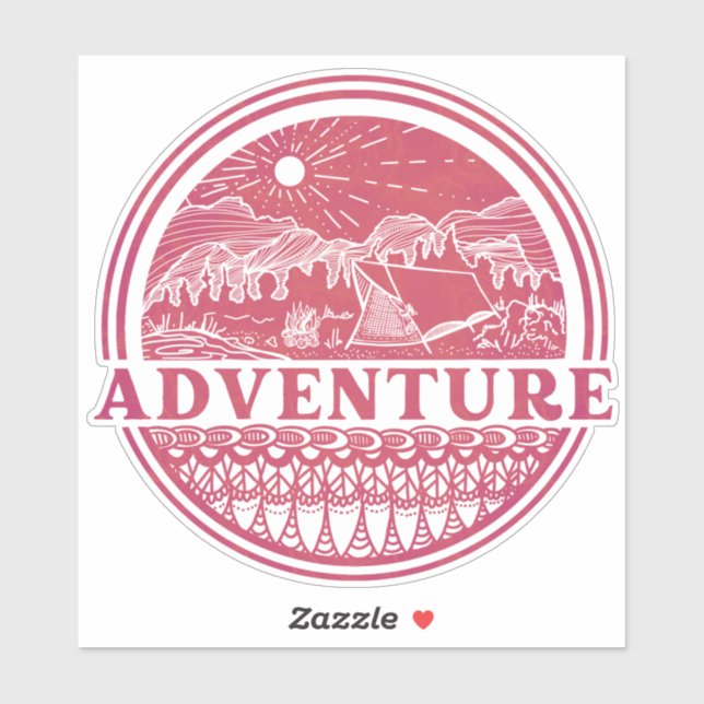 Adesivo Adventure Sticker (Folha)