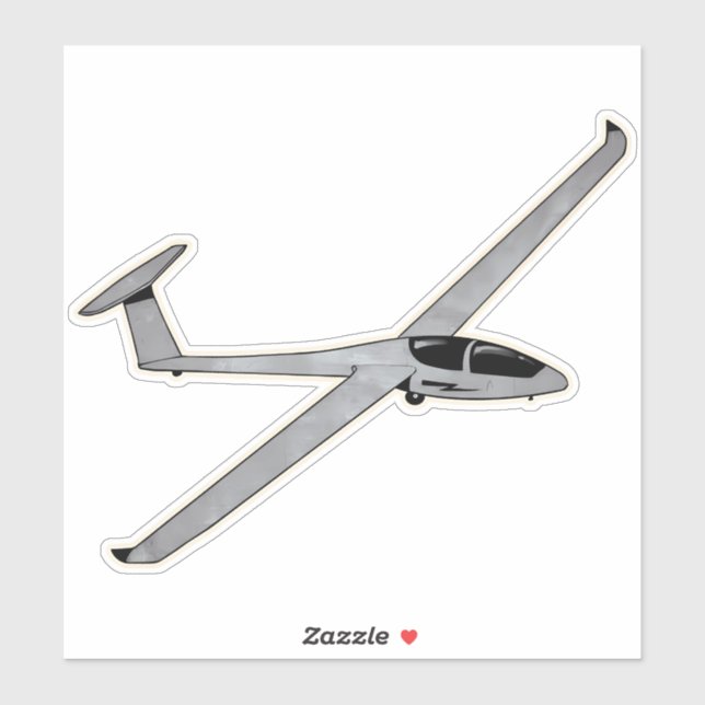 Adesivo Aeronaves de treino, planador (Folha)