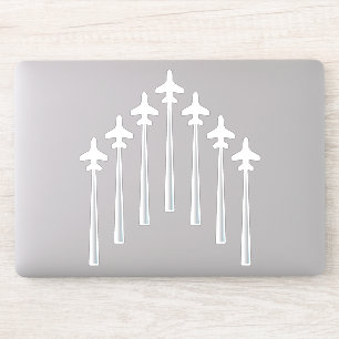 Adesivo Aeronaves que voam em formação de aviação Lega