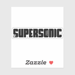 Adesivo Aeronaves Supersonic Jet