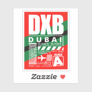 Adesivo Aeroporto DXB Dubai