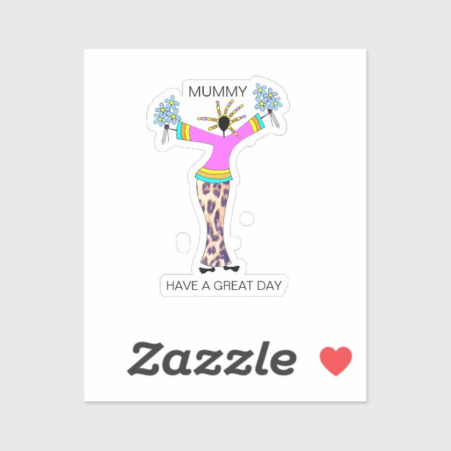 Adesivo African Art, incrível cartão de múmia do dia (Folha)