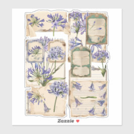 Adesivo Agapanthus Fussy Cut Ephemera 2